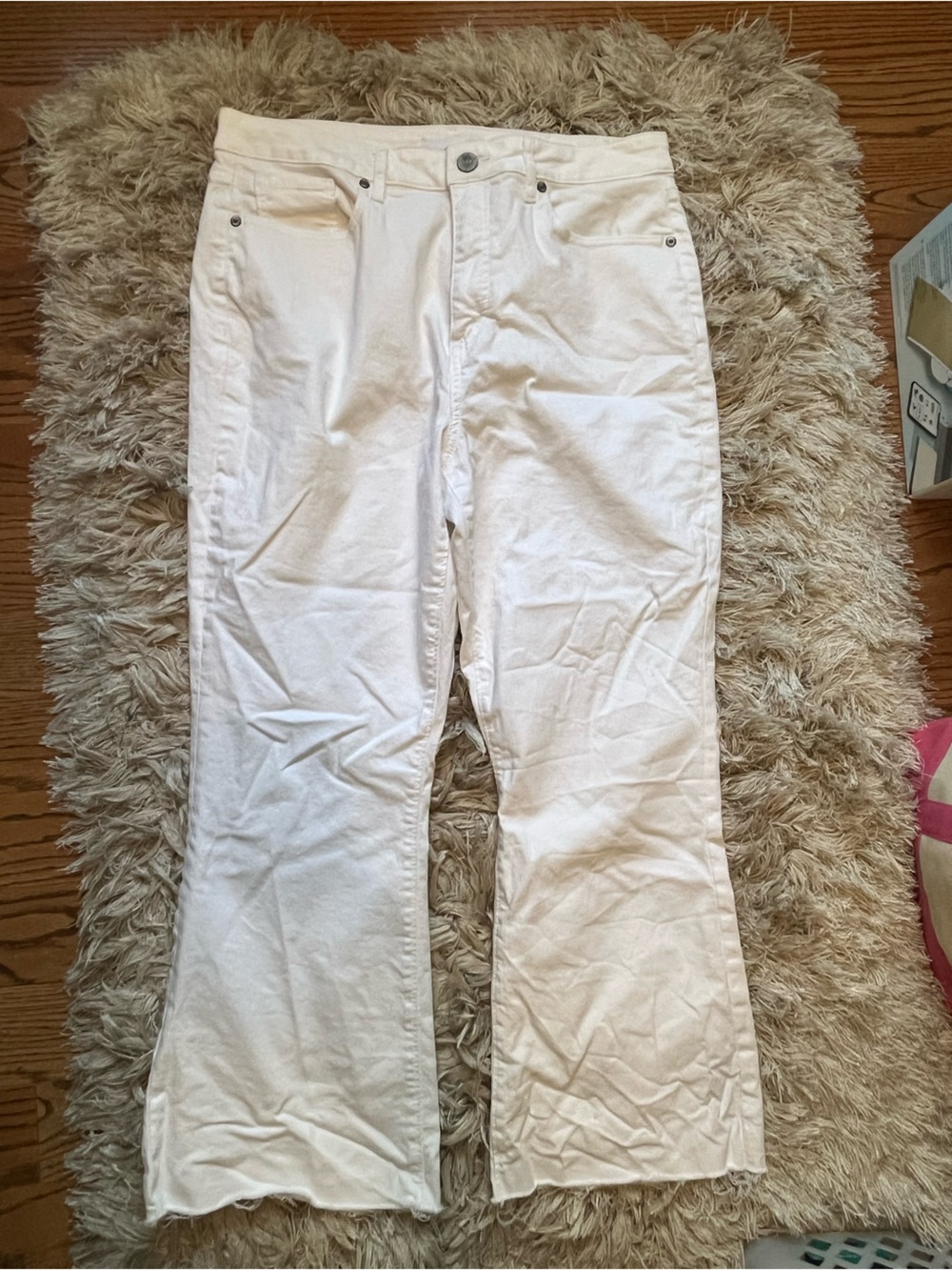 Loft White Jeans